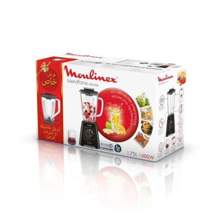 Blender MOULINEX LM42R810 600W Avec Deuxième Bol - Noir