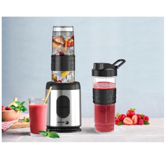 Blender Sport FAGOR FG2241 Pour Smoothie 570ml – Chrome