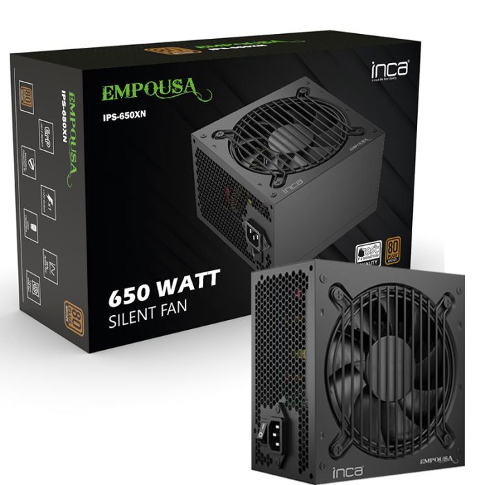 Bloc D'Alimentation INCA IPS-650XN 650W 80+Bronze