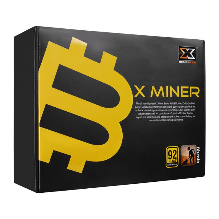 Bloc D'Alimentation XIGMATEK X-MINER 92 PLUS 1800W - Noir