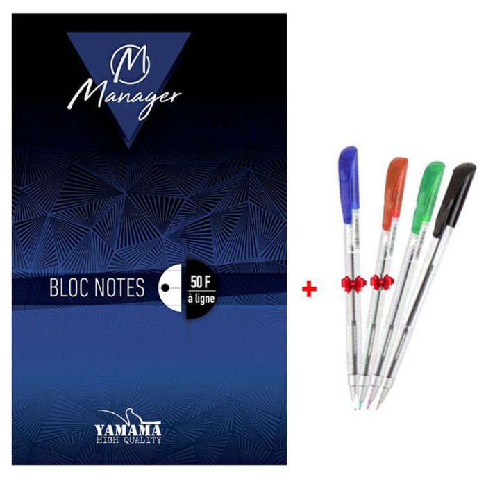 Bloc Manager YAMAMA 50 Feuilles à lignes 