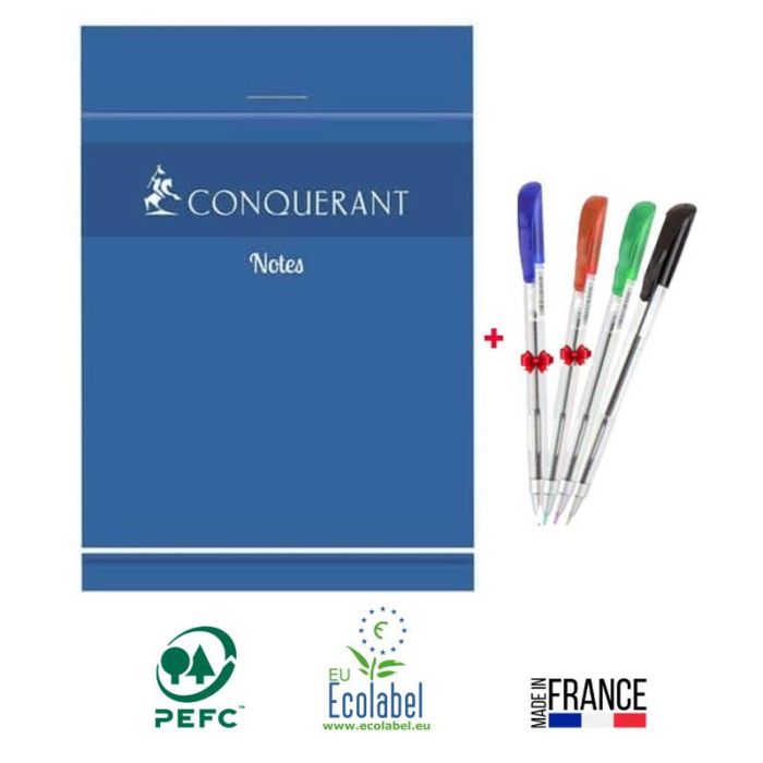 Bloc Notes CONQURANT A5 60Gr 200 Pages 5/5
