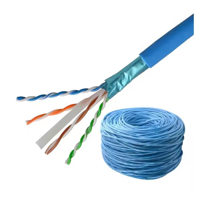 Bobine Réseau Cat6 FTP 305 mètres - Bleu