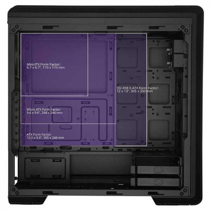 Boîtier COOLER MASTER Masterbox NR600P - Noir