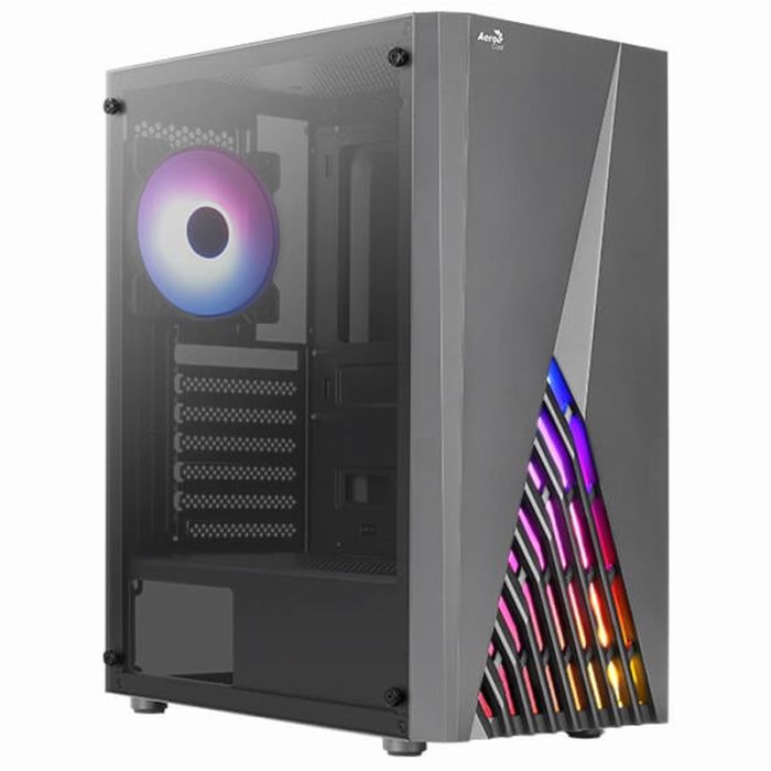 Boîtier Gamer AEROCOOL Delta G BK V1 RGB - Noir