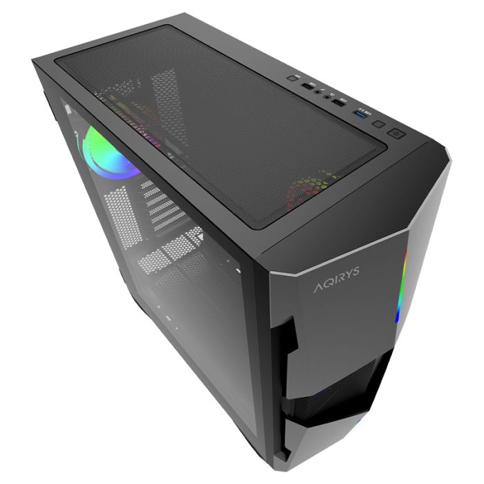 Boitier Gamer AQIRYS BETELGEUSE Moyen Tour RGB – Gris