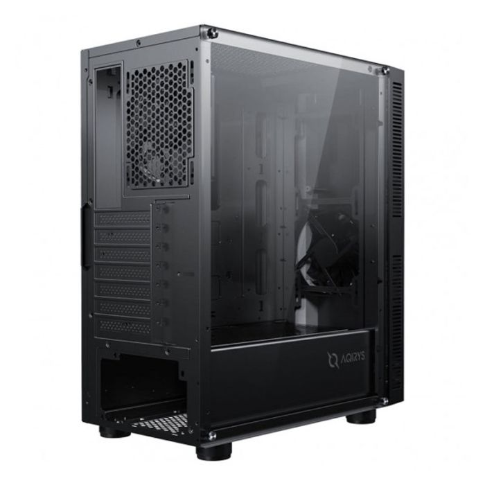 Boitier Gamer AQIRYS ELECTRA Moyen Tour ATX 2 FANS ARGB – Noir