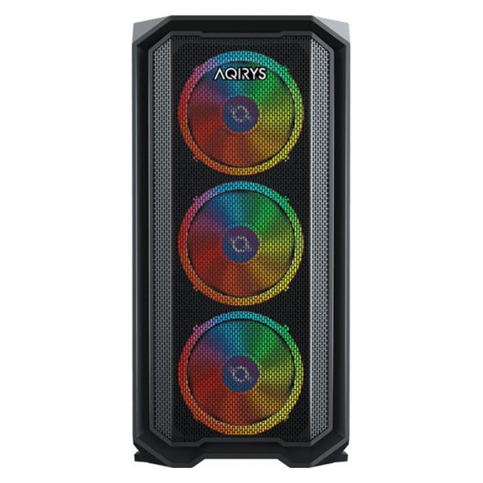 Boitier Gamer AQIRYS WEZEN Mini Tour MATX 4 FANS RGB - Noir 