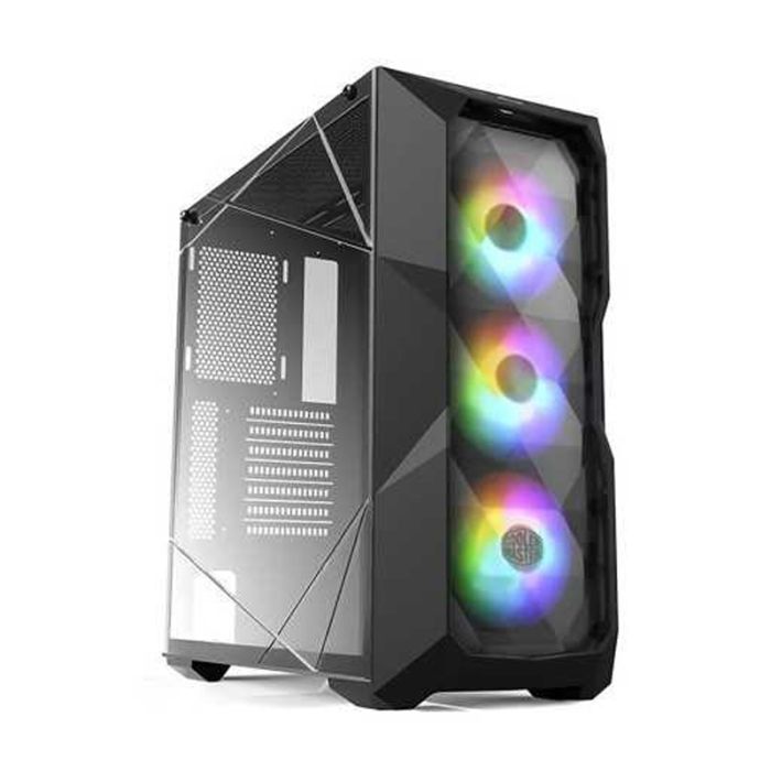 Boîtier Gamer COOLER MASTER MASTERBOX TD500 Cristal - Noir