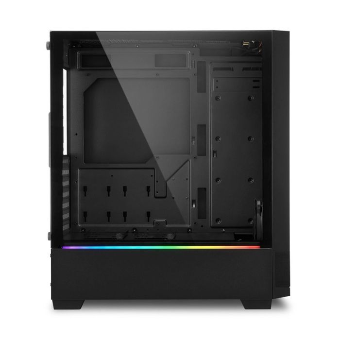 Boîtier Gamer SHARKOON FLOW RGB Moyen Tour - Noir