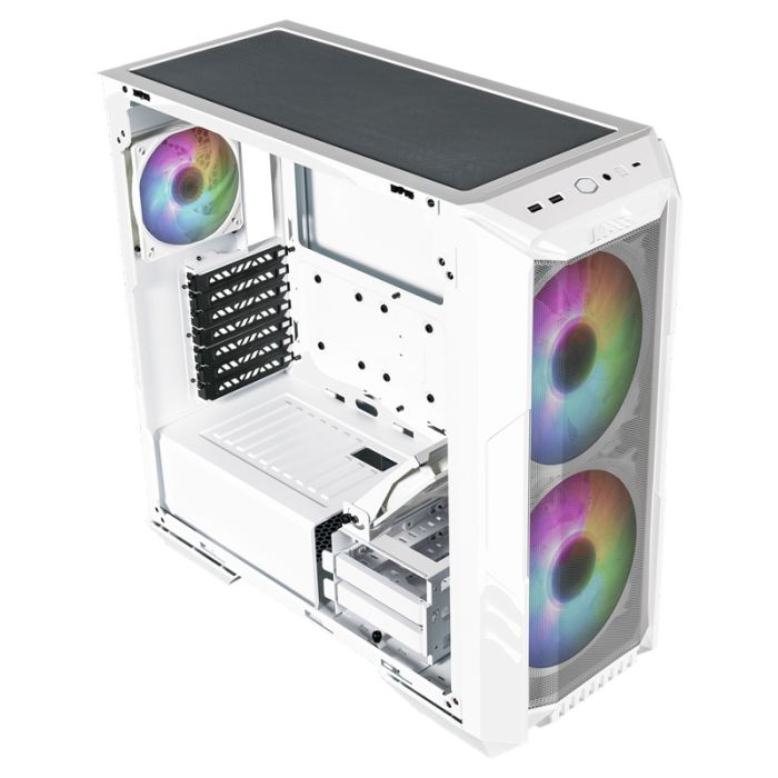 Boîtier PC Gamer COOLER MASTER HAF500 - Blanc