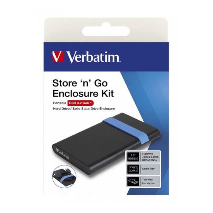 Boîtier VERBATIM pour disque dur SSD 2.5