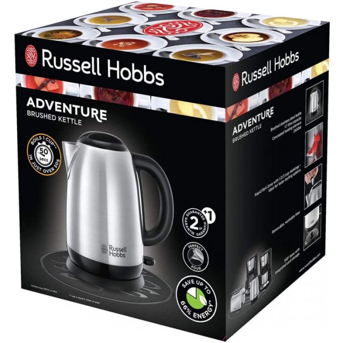 Bouilloire RUSSELL HOBBS Kettle Adventure 23912-70 1.7L - Inox