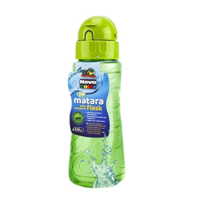 Bouteille d'Eau Texturée Brons Nova Color 500 ml - vert 