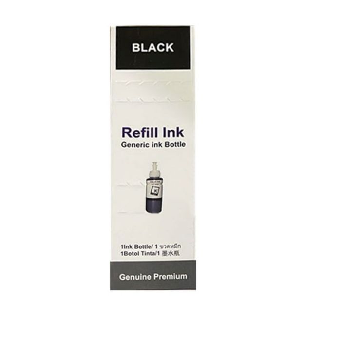 Bouteille d'encre adaptable compatible EPSON REFILLINK 100ml - Noir