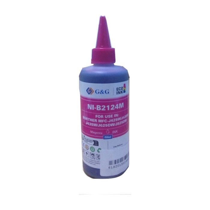 Bouteille d'encre Adaptateur Compatible BROTHER 250 ml - Magenta 