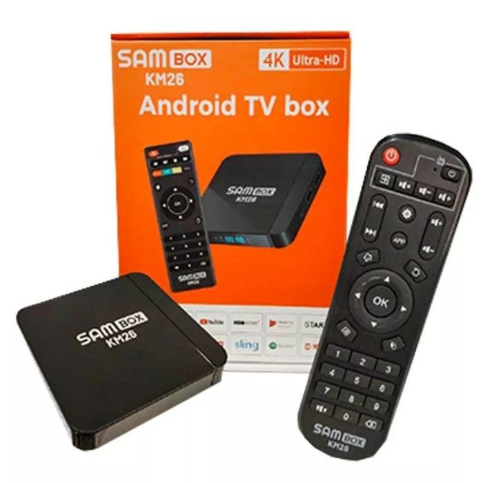 Box TV Android SAMBOX KM26 4K 2Go 16Go + 2 Abonnements 12 Mois