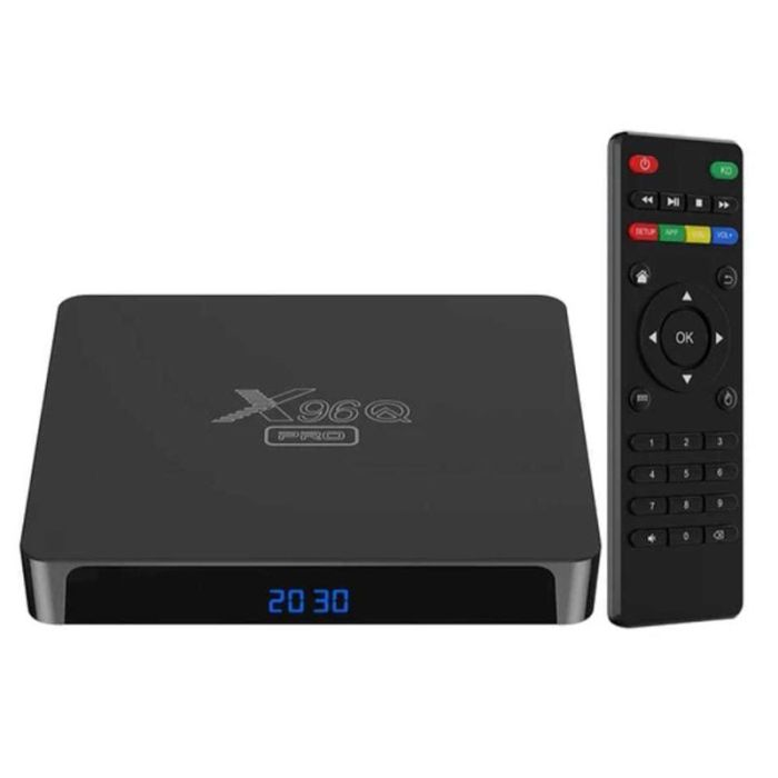 Box TV Android X96Q Pro 4Go 32Go + Abonnement Global TV 12 Mois