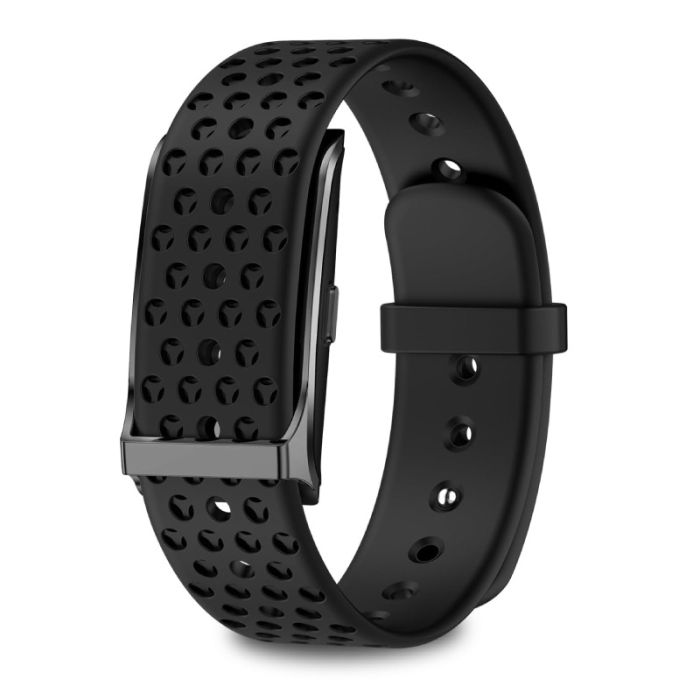 Bracelet connecté H59 en silicone santé intelligente Noir