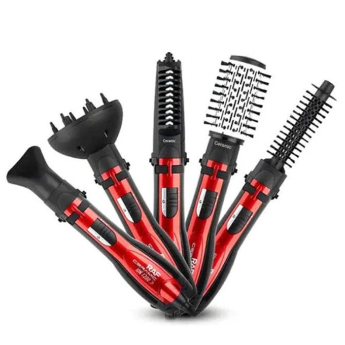 Brosse Soufflante 5EN1 RAF R-416 1200Watts – Rouge