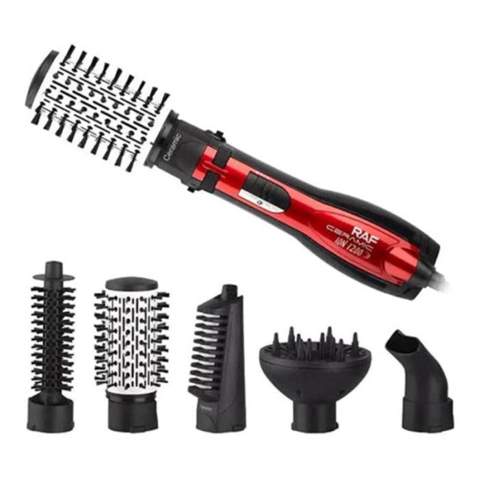 Brosse Soufflante 5EN1 RAF R-416 1200Watts – Rouge