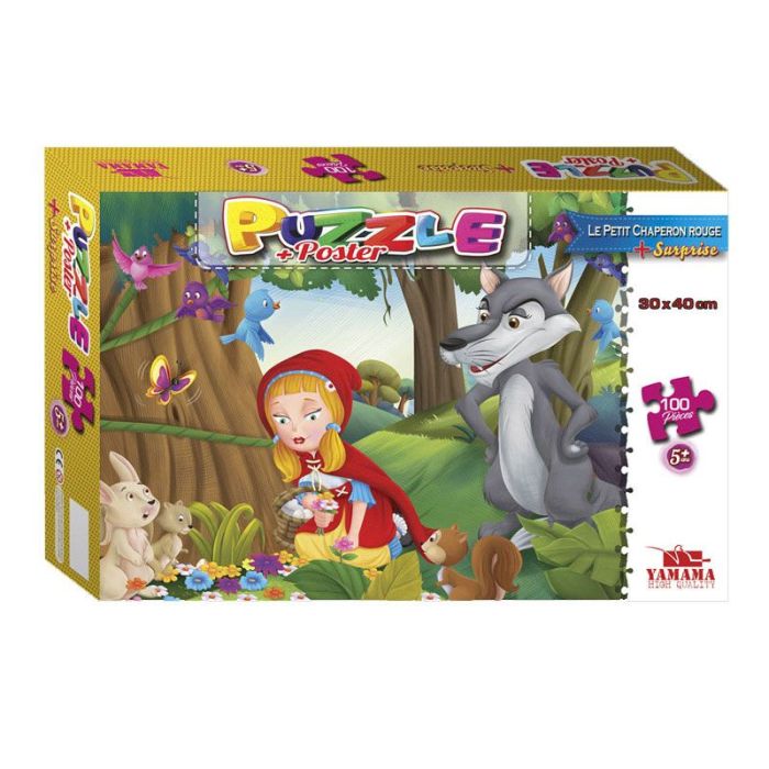 Pack De Puzzles YAMAMA DISNEY 100 pièces Plus Surprise + Livre De Coloriage Offert