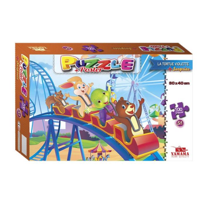 Pack De Puzzles YAMAMA DISNEY 100 pièces Plus Surprise + Livre De Coloriage Offert