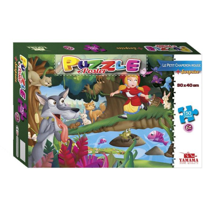 Pack De Puzzles YAMAMA DISNEY 150 pièces Plus Surprise + Livre De Coloriage Offert