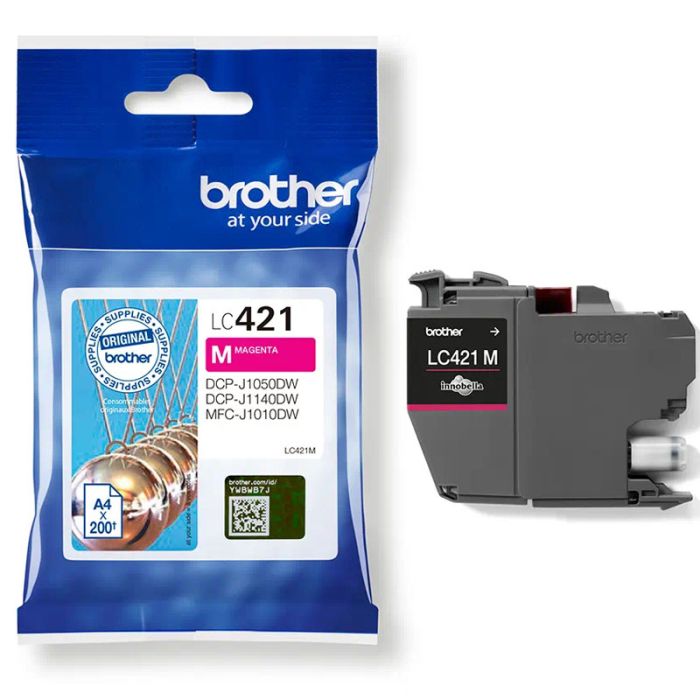 Cartouche Jet d'encre Original BROTHER LC421M - Magenta