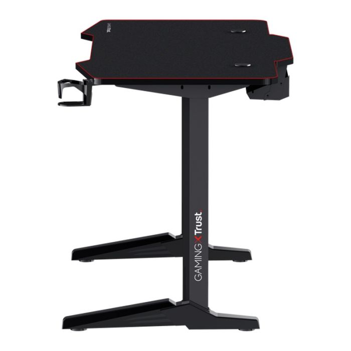 Bureau de Gaming TRUST GXT 1175 XL Avec Tapis de souris pleine surface Impérius - Noir