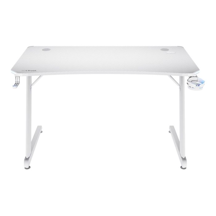 Bureau de Gaming TRUST GXT 709 Luminus RGB - Blanc