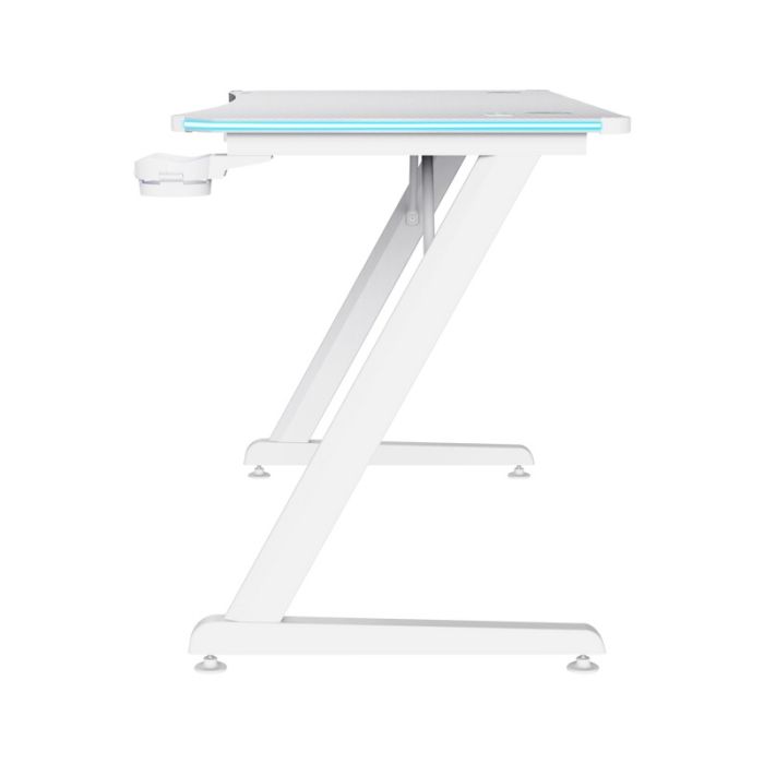 Bureau de Gaming TRUST GXT 709 Luminus RGB - Blanc