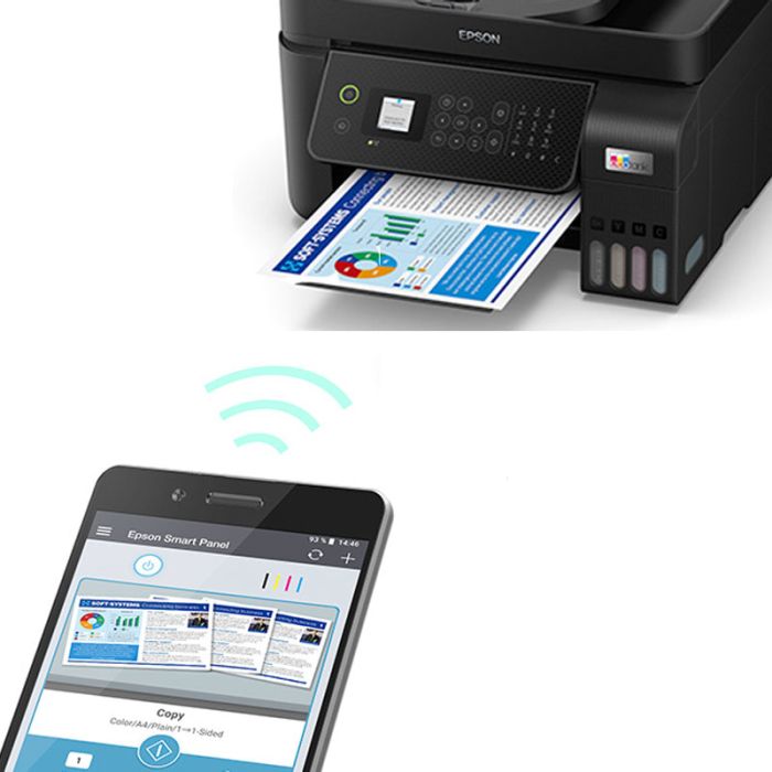 Imprimante à Réservoir Intégré EPSON ECOTANK L5290 4En1 Couleur A4 WIFI 