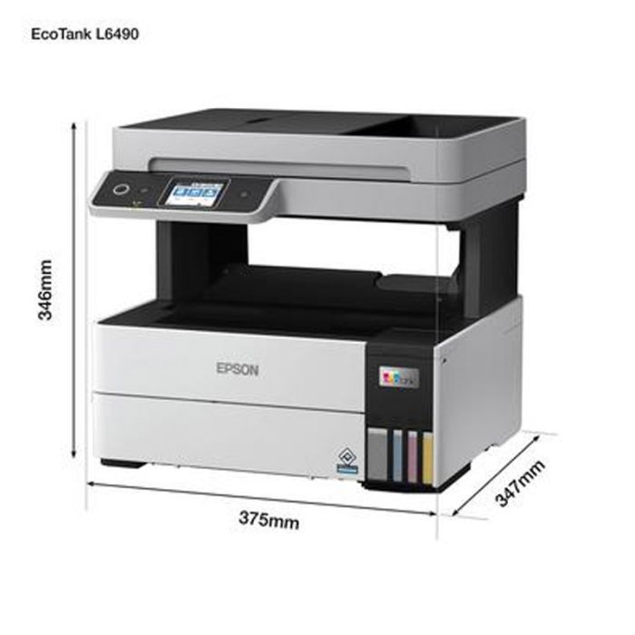 Imprimante Jet d'Encre EPSON ECOTANK L6490 4En1 Couleur Wifi