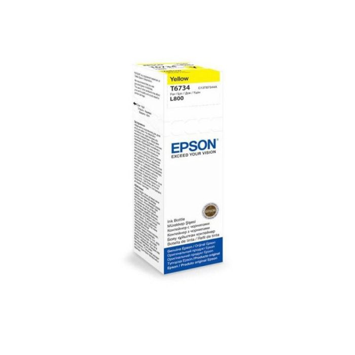 Bouteille D'encre Original EPSON T6734 - Jaune (C13T67344A)