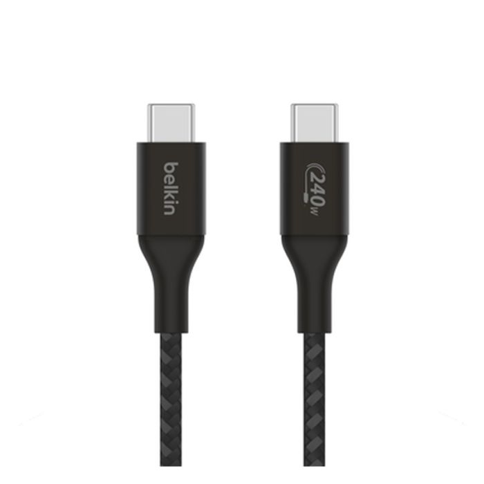 Câble De Charge BELKIN BOOST Charge 240W USB-C Vers USB-C 1M - Noir