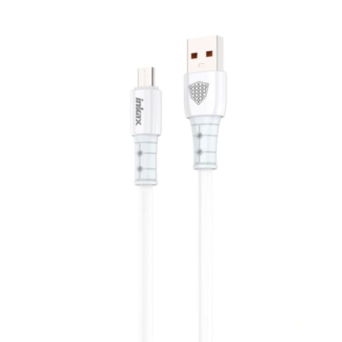 Câble de Charge INKAX CB-10 Micro-USB 4A - Blanc