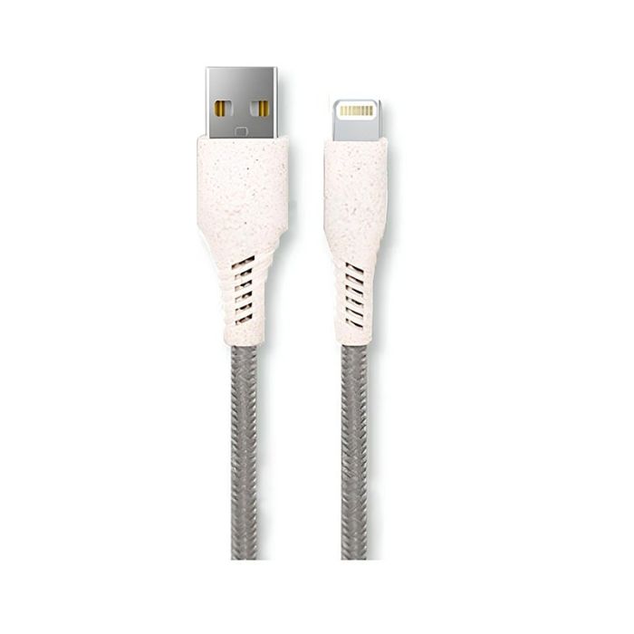 Câble De Charge KSIX Eco Friendly USB-A Vers Lightning - Blanc