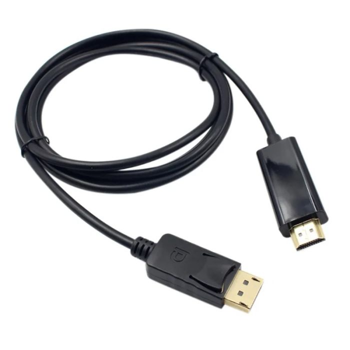 Câble DisplayPort  vers HDMI 1.8 mètres - Noir