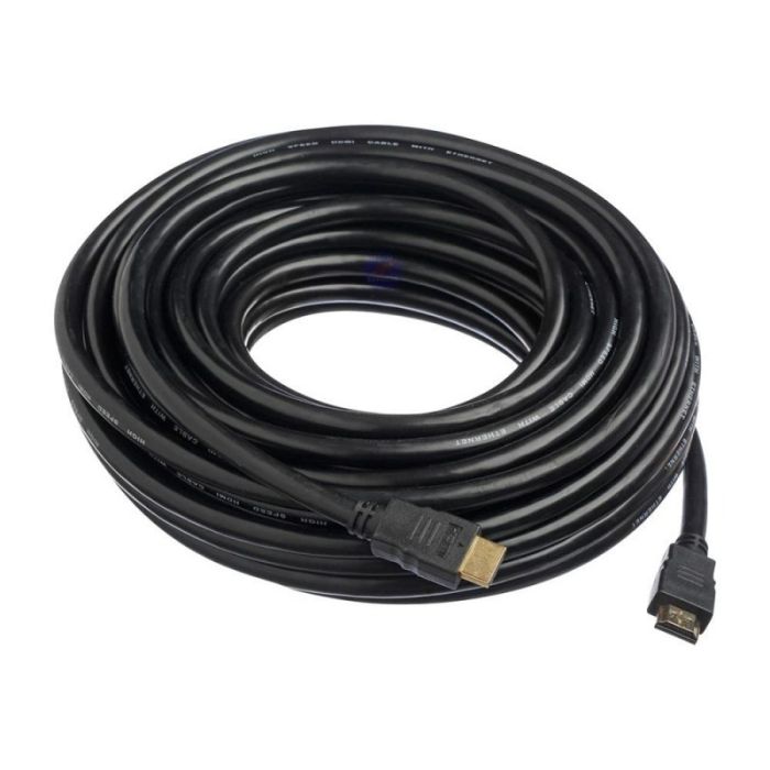 Câble HDMI Vers HDMI 15 mètres - Noir