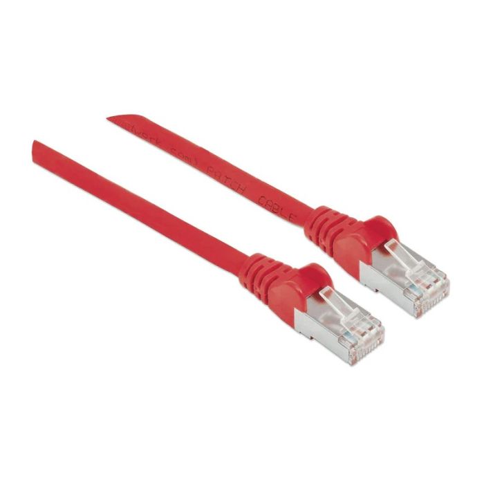 Câble Réseau INTELLINET CAT6a S/FTP RJ45 1M - Rouge
