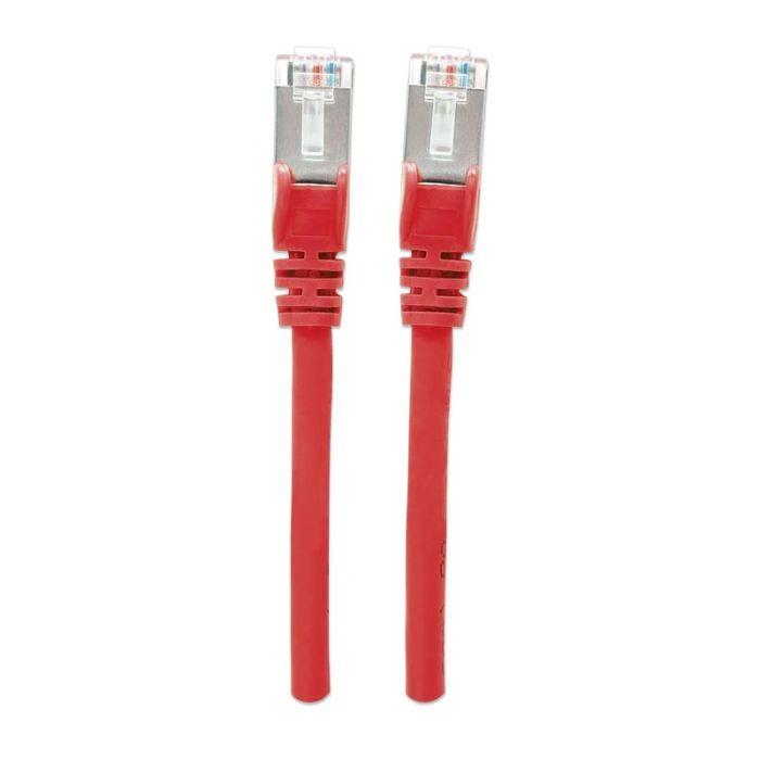 Câble Réseau INTELLINET CAT6a S/FTP RJ45 1M - Rouge
