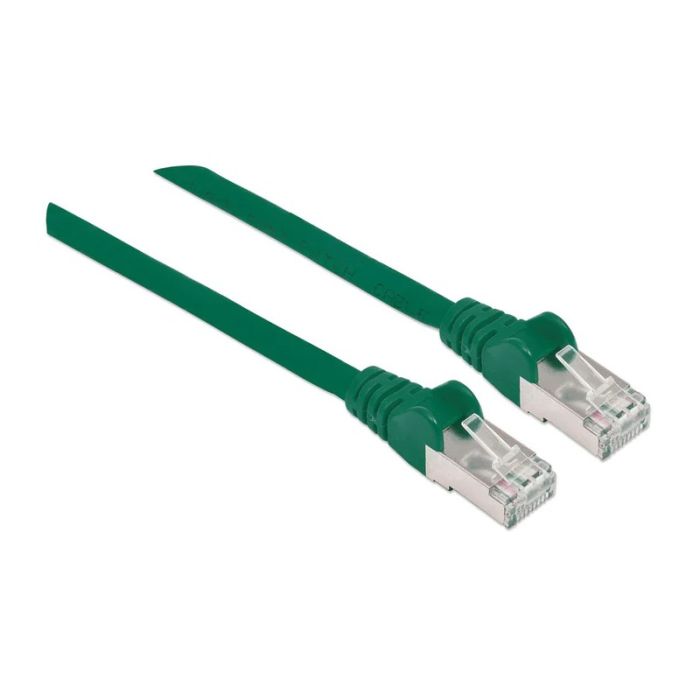Câble Réseau INTELLINET CAT6a S/FTP RJ45 1M - Vert