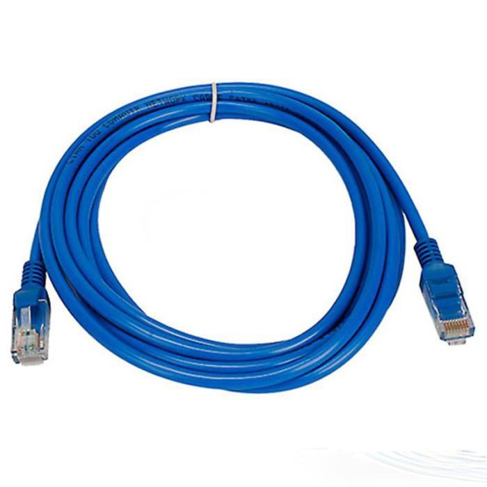 Câble Réseau UTP Cat 6 RJ45 1.5 Mètre - Bleu