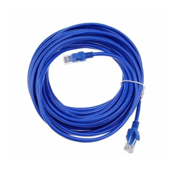 Câble Réseau UTP Cat 6 RJ45 10 Mètres - Bleu