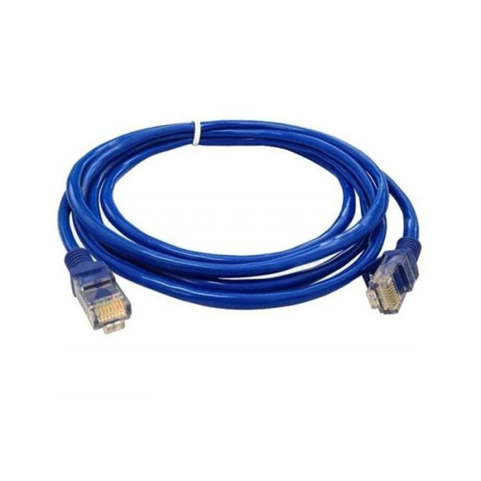 Câble Réseau UTP Cat 6 RJ45 3 Mètres - Bleu