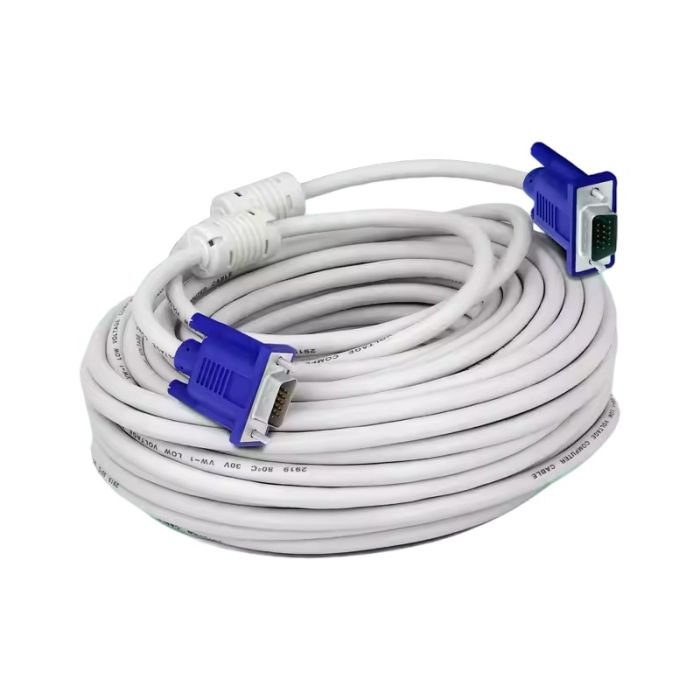 Câble VGA Mâle vers Mâle 40 mètres- Noir