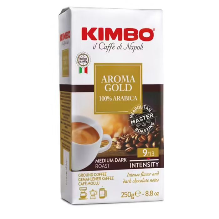 Café Moulu Espresso KIMBO Aroma Gold - 250 gr