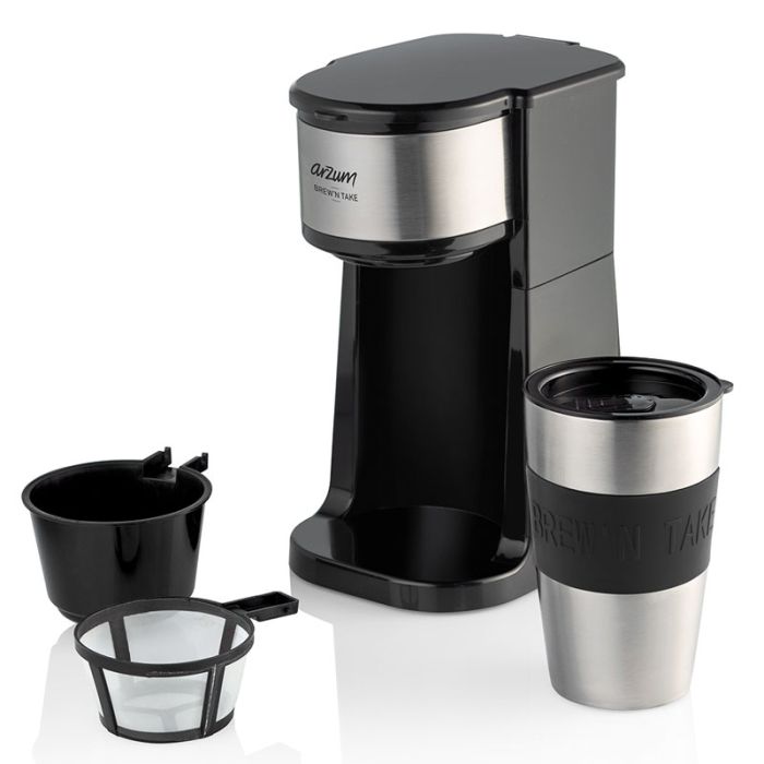 Cafetière Électrique ARZUM AR3058 750W - Chrome