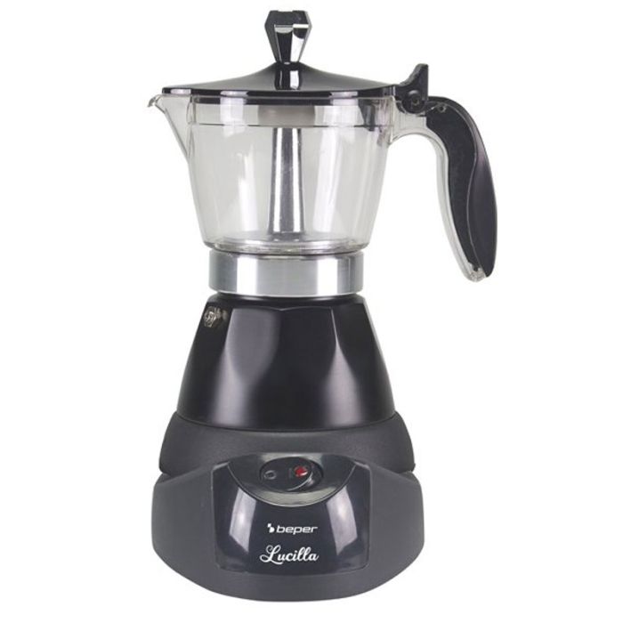 Cafetière électrique BEPER Lucilla BC-040N 400W - Noir